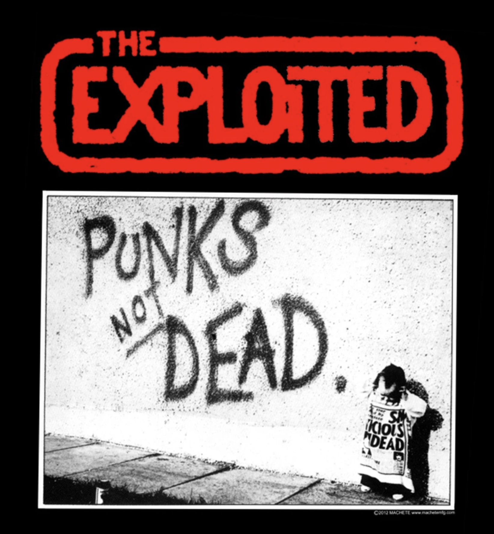 Exploited - Punks Not Dead Wall - Shirt